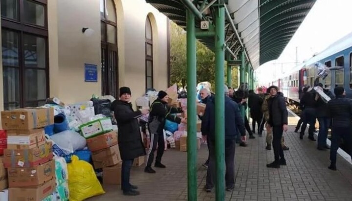 В Мукачевской и Черновицкой епархиях принимают гуманитарную помощь. Фото: news.church.ua