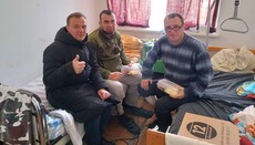 Верующие Мукачевской епархии УПЦ помогли раненным украинским военным