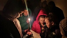 Жителі Сєвєродонецька у цокольному приміщенні собору моляться за мир