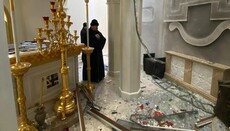 В харьковском поселке Пятихатки из-за обстрелов пострадал храм УПЦ