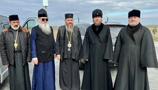 Митрополит Болгарської Церкви привіз гумодопомогу у чоловічий монастир УПЦ