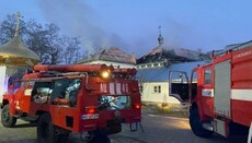 Женский монастырь в Закарпатье пострадал от пожара