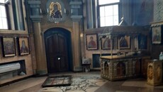 В Харькове из-за обстрелов пострадал Преображенский храм УПЦ