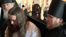 В Млиновском скиту Городокского монастыря УПЦ совершили монашеский постриг