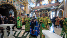 Блаженнейший возглавил литургию, молебен и крестный ход в киевcкой Лавре