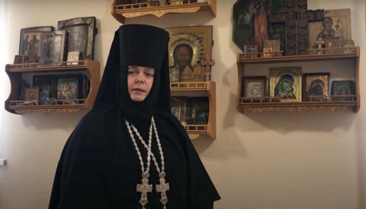 Игумения Серафима (Шевчик). Фото: скриншот видео YouTube-канала Одесской епархии