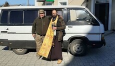 У Миколаївській єпархії парафіяни передали автомобіль захисникам України