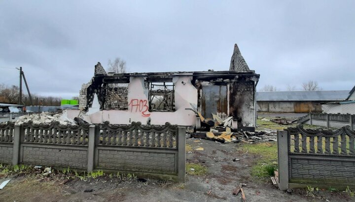 У Загальцях від обстрілу зруйновано храм УПЦ