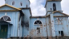 Под Харьковом от обстрела пострадал храм УПЦ
