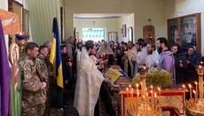 В Ровенской и Волынской епархиях УПЦ отпели воинов