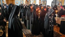 В Одесском монастыре УПЦ совершили постриги в иночество и Великую схиму