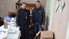 Мукачевская епархия УПЦ передала беженцам гумпомощь из Словакии