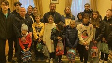 Митрополит Онуфрій передав допомогу з Польщі харків'янам, що живуть у метро
