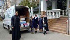 Община винницкого храма передала гумпомощь в госпиталь ветеранов войны
