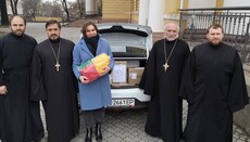 В Бориславе и Днепре верные УПЦ помогли едой и лекарствами раненным воинам