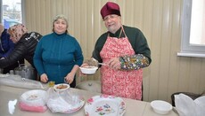 В Одесской епархии УПЦ накормили беженцев и малоимущих