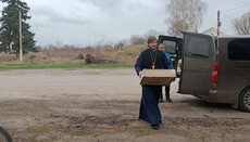 Клирики Нежинской епархии отвезли помощь в освобожденное село Черниговщины