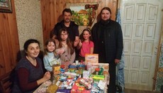 Священники Нежинской епархии УПЦ привезли помощь многодетным семьям