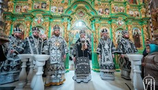 Предстоятель УПЦ возглавил Литургию Преждеосвященных Даров в киевской Лавре
