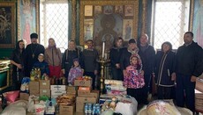 Віряни Сєверодонецької єпархії УПЦ допомогли переселенцям їжею та ліками