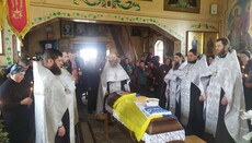 В Волынской епархии УПЦ простились с погибшим военнослужащим