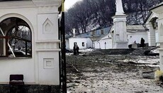 BOUkr a publicat o fotografie a distrugerilor Lavrei din Sveatogorsk