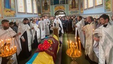 В пяти епархиях УПЦ простились с погибшими воинами