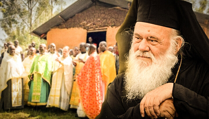 Sinodul Bisericii Ortodoxe a Greciei nu face nicio declarație cu privire crearea Exarhatului Patriarhal al Bisericii Ortodoxe Ruse în Africa. Imagine: UJO
