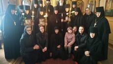 На подвор'ї Городоцького монастиря постригли в черниці трьох насельниць.