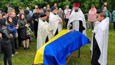 Клирики Полтавской епархии УПЦ простились с погибшим на Донбассе воином