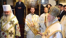 В праздник Троицы патриарху Варфоломею сослужил глава Македонской Церкви