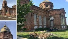 В Михайловке из-за обстрелов пострадал храм Феодосия Черниговского