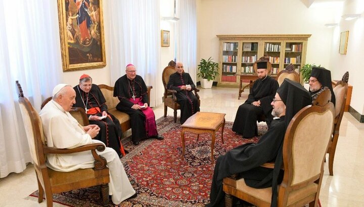 The Pope speaks again about “restoring full communion” with Phanar