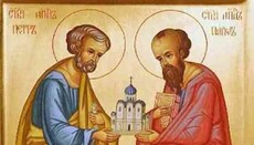 Церква святкує пам'ять святих первоверховних апостолів Петра та Павла