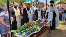 В Одеській єпархії відспівали сина настоятеля храму, який загинув на війні