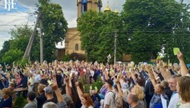 Сборы территориальной общины в Зазимье. Фото: boryspil-eparchy.org