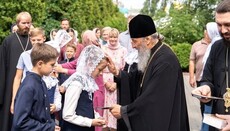 Предстоятель УПЦ встретился с учениками Черкасской православной гимназии