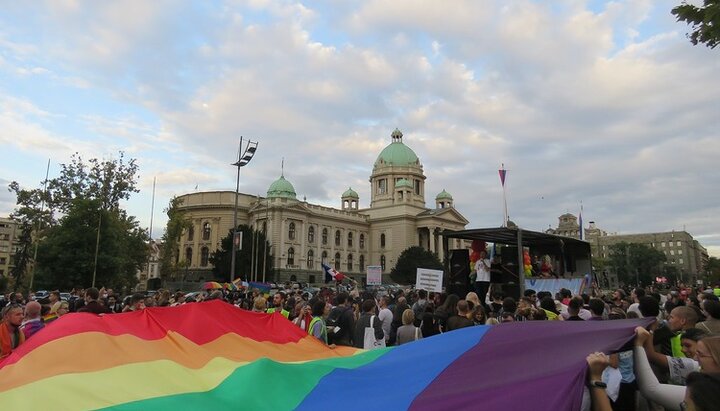 Гей-парад в Белграде в 2021 году. Фото: Mickey Mystique