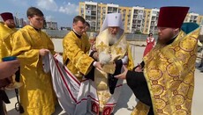 В Одеській єпархії УПЦ заклали новий храм на честь апостолів Петра та Павла