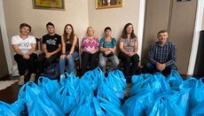 В УПЦ передали гумпомощь от Румынской Церкви семьям с детьми-инвалидами