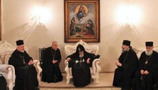 Met Emmanuel brings “fraternal greetings” to Georgian Patriarch from Phanar