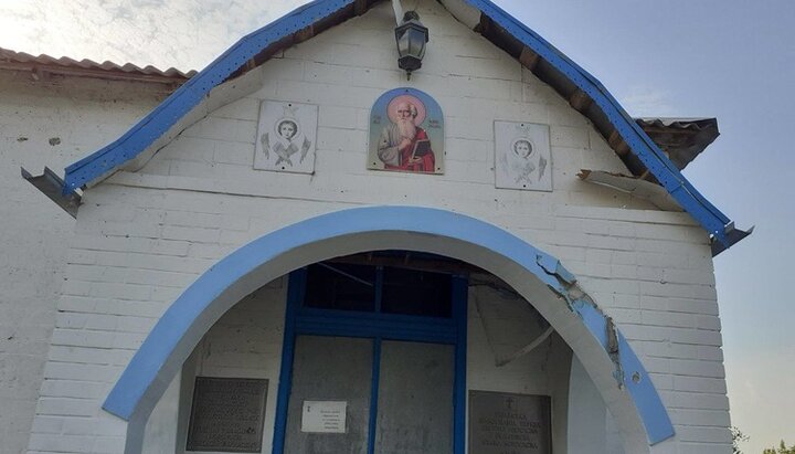 У селі Іванівка Запорізької єпархії від обстрілів постраждав храм УПЦ