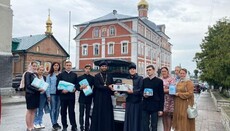 УПЦ передала гумдопомогу до Центру соцпослуг Почаєва