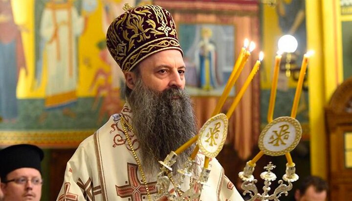 Патриарх Сербский Порфирий. Фото: пресс-служба Сербской Патриархии
