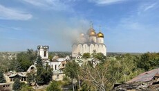 От обстрела пострадал Успенский монастырь под Волновахой