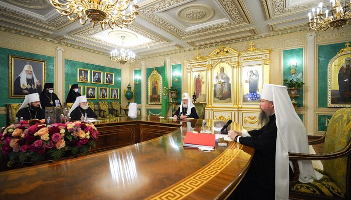 Заседание Синода РПЦ? Фото: Патриархия.ру