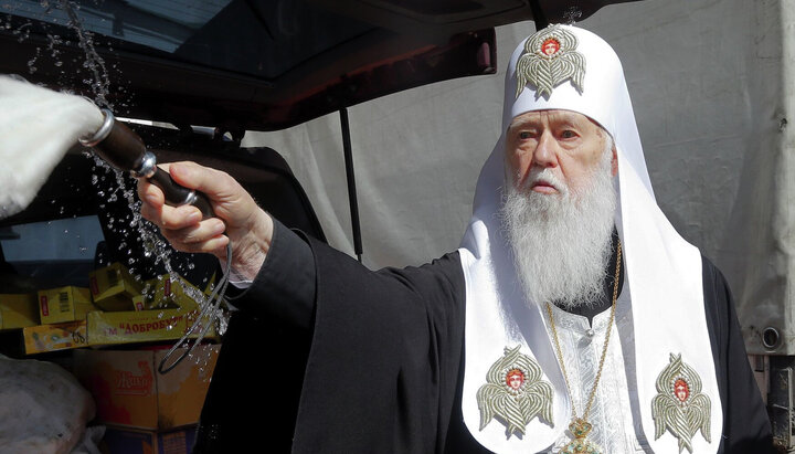 Filaret Denisenko says priest can give his soul for Ukraine