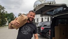 «Фавор» передав пункту харчування в храмі УПЦ допомогу від Польської Церкви