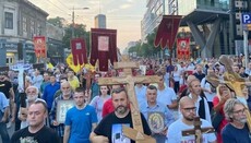 In Belgrade, believers once again march in thousands against the gay parade