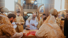 Митрополит Антоний освятил храм УПЦ в честь пророка Давида в Первомайске